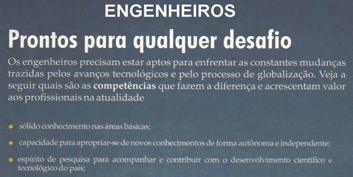 Os desafios dos Engenheiros