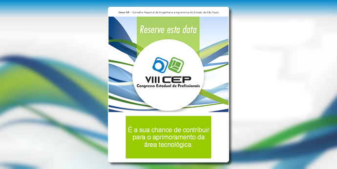 VIII CEP - Congresso Estadual de Profissionais